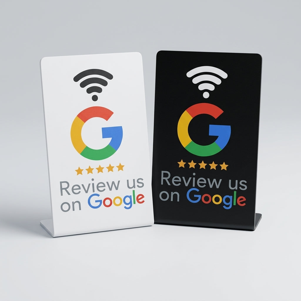 Programmable NFC Google Review Display Card Stand